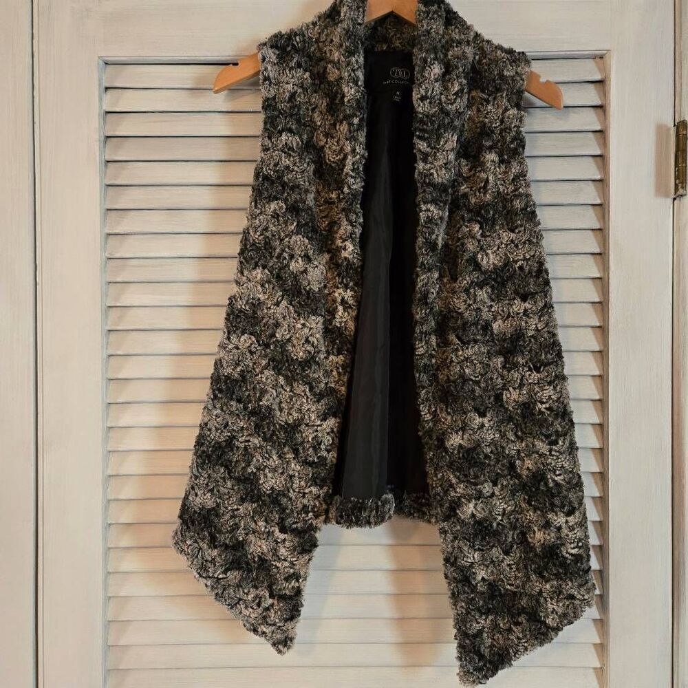 Tart Faux Fur Open Vest Medium